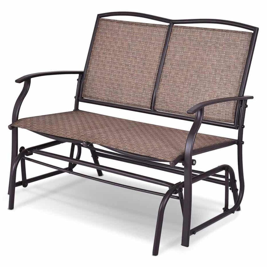 Favorite Outdoor Swing Glider Chairs With Powder Coated Steel Frame In The 10 Best Patio Gliders (2020) (View 4 of 25)