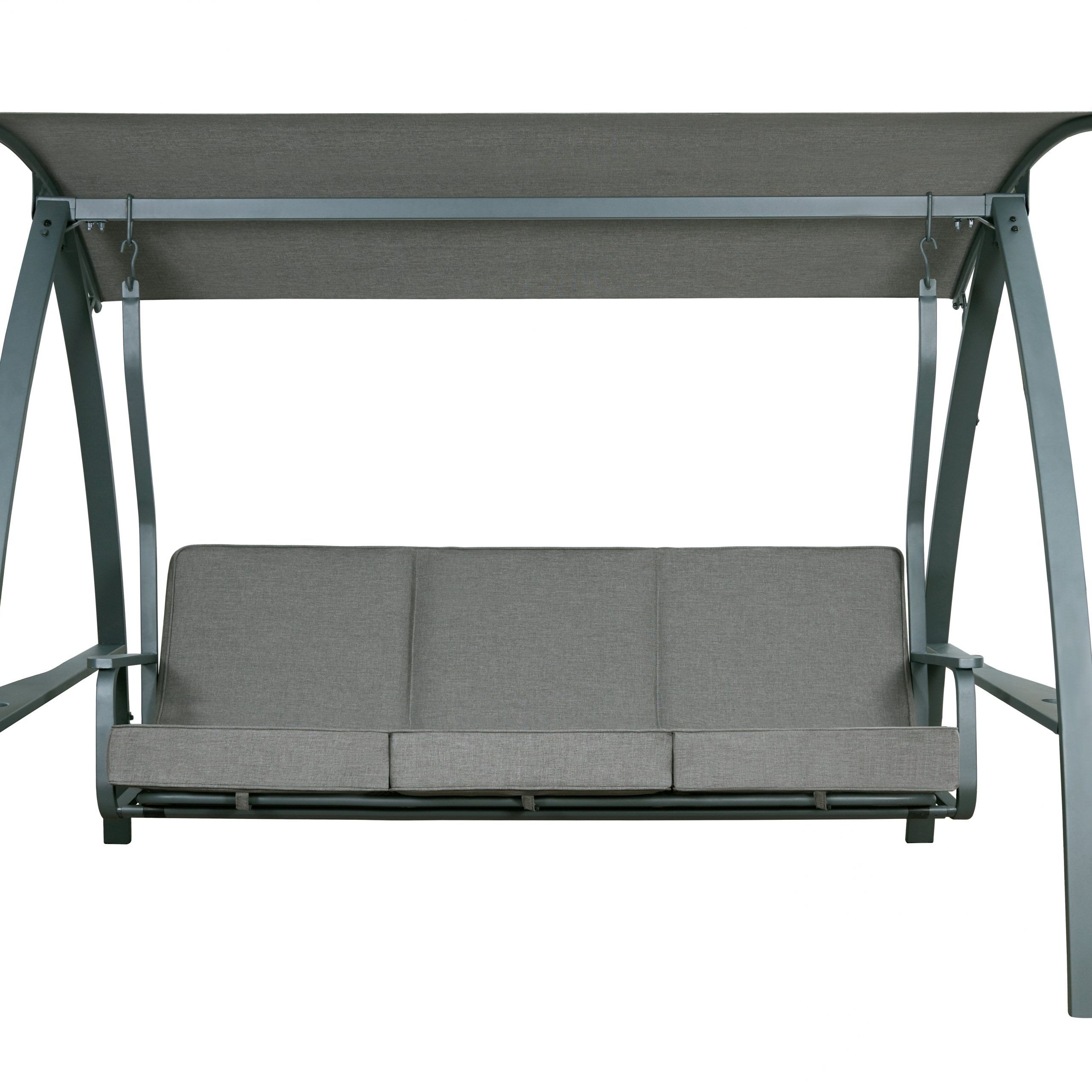 Most Current Marquette 3 Seat Daybed Porch Swing With Stand Pertaining To Daybed Porch Swings With Stand (View 4 of 25)