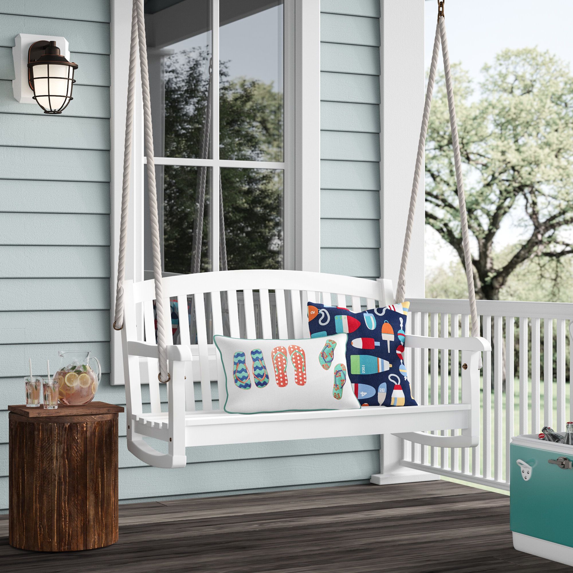 Most Popular Beachcrest Home Bristol Porch Swing & Reviews (View 1 of 25)