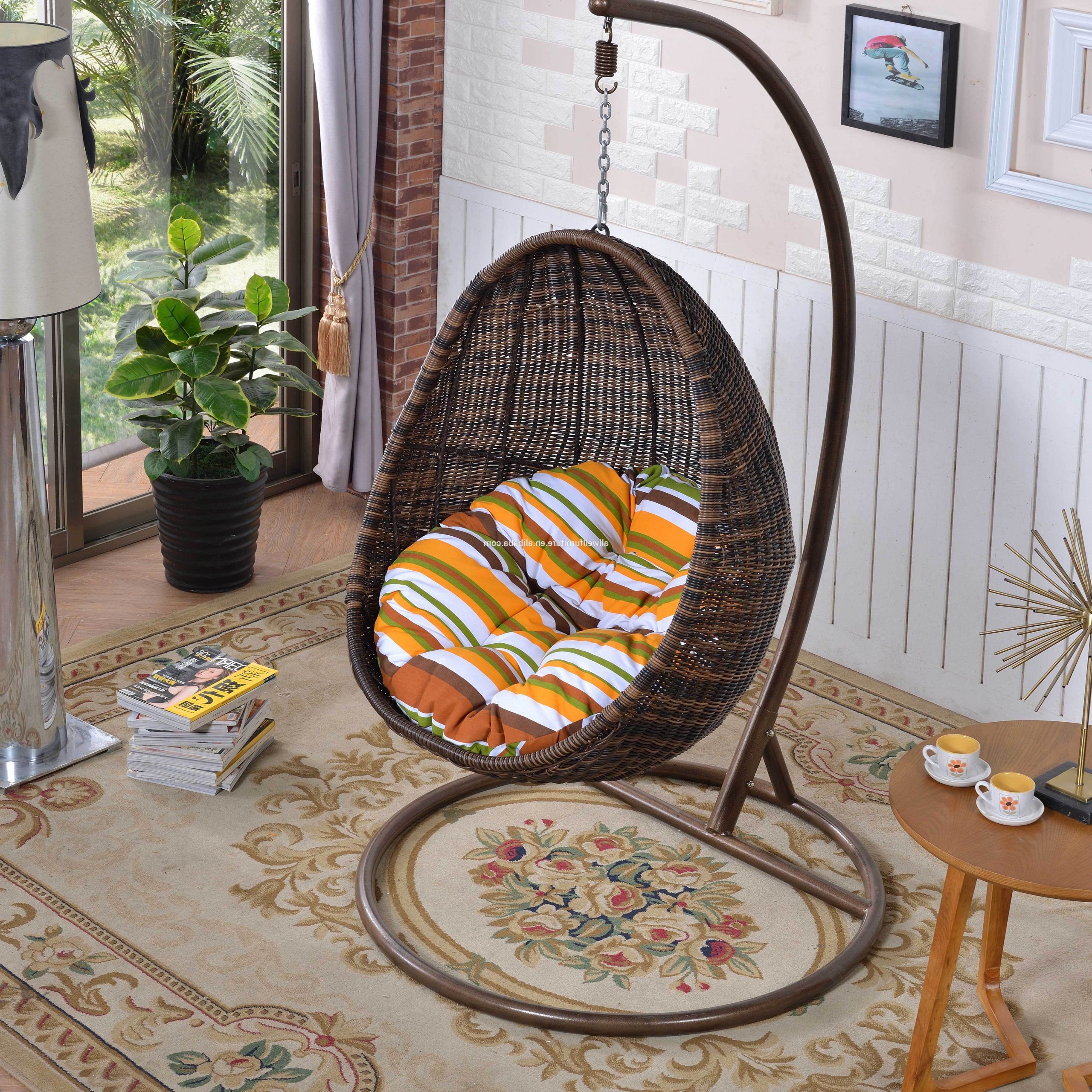 Outdoor Wicker Plastic Half Moon Leaf Shape Porch Swings With Regard To Best And Newest China Ball Swing, China Ball Swing Manufacturers And (View 6 of 25)