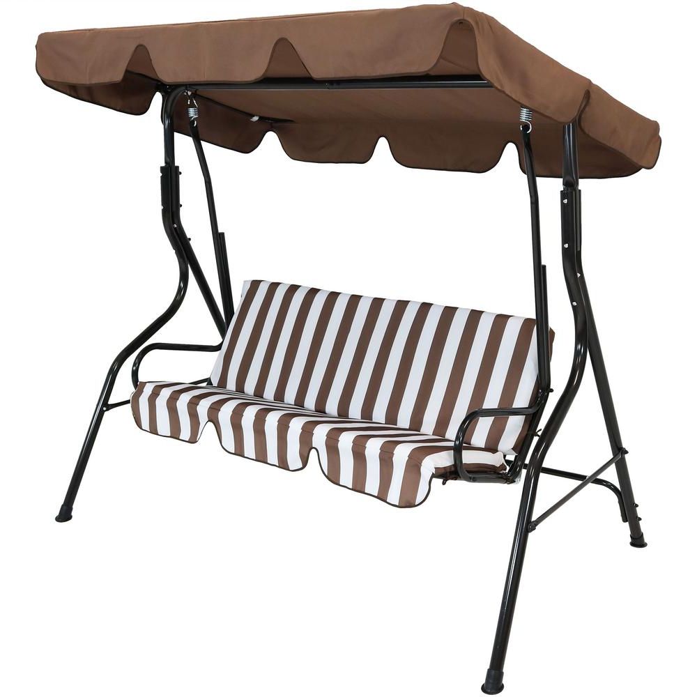 Patio Swings – Patio Chairs – The Home Depot Pertaining To Most Recently Released Bristol Porch Swings (View 25 of 25)