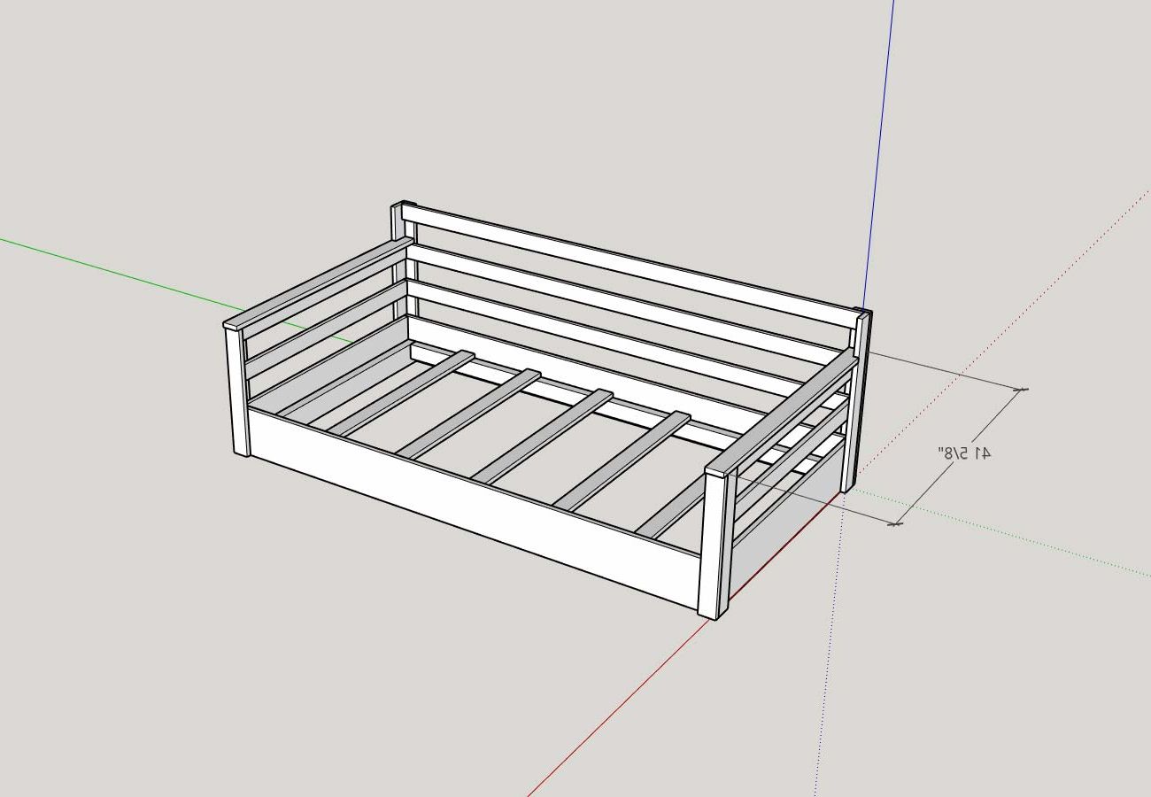 Popular Daybed Porch Swings With Stand With Regard To How To Build A Porch Swing Bed – Plank And Pillow (View 18 of 25)