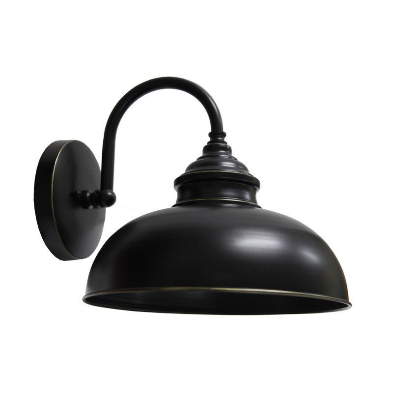 Andover Mills Percy Outdoor Barn Light & Reviews (View 11 of 15)