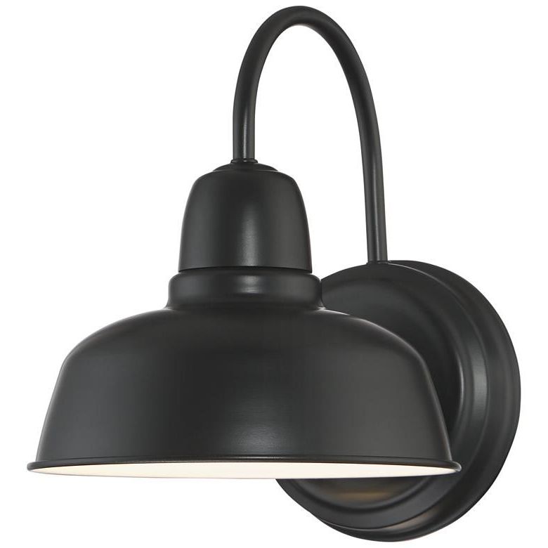 Best And Newest Urban Barn 11 1/4" High Black Indoor Outdoor Wall Light Intended For Rickey Black Outdoor Barn Lights (Photo 10 of 15)