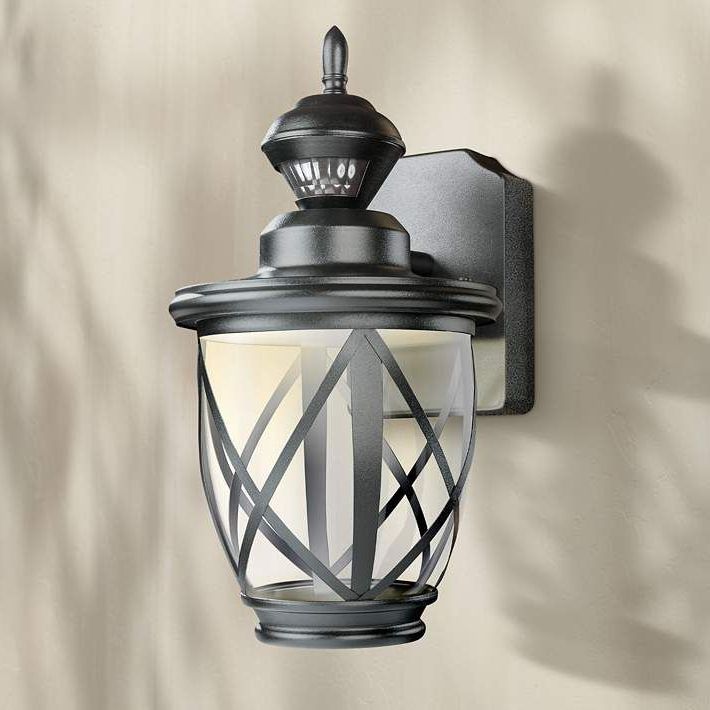 Motion Activated Outdoor Wall Light – Outdoor Lighting Ideas Pertaining To 2019 Brierly Oil Rubbed Bronze/black 12'' H Outdoor Wall Lanterns (View 4 of 15)