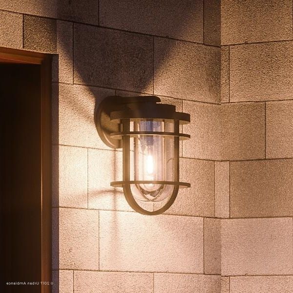 Well Known Shop Luxury Nautical Outdoor Wall Light, 14"h X 8"w, With For Bayou 17'' H Beveled Glass Outdoor Wall Lanterns (View 9 of 15)