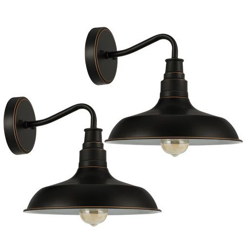 Well Known Williston Forge Marina Way Black 1 – Bulb 10.8" H Outdoor Within Marina Way Bronze 2 – Bulb  (View 2 of 5)