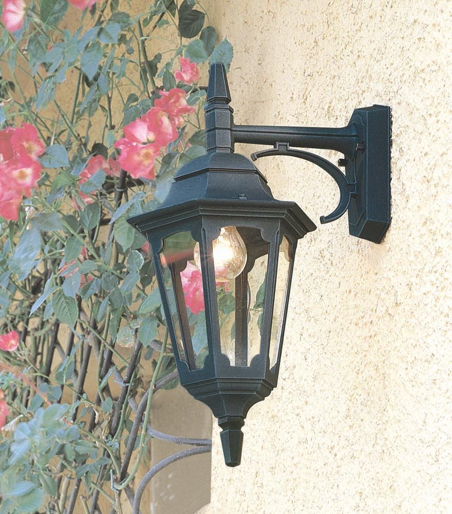 Widely Used Elstead Parish 1 Light Downward Outdoor Wall Lantern Black Throughout Ciotti Black Outdoor Wall Lanterns (Photo 1 of 15)