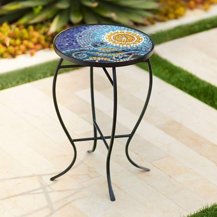 Lamps Plus Pertaining To Black Iron Outdoor Accent Tables (View 1 of 15)