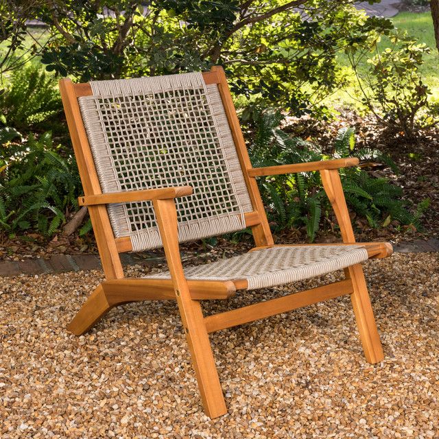 Natural Wood Outdoor Chairs In Widely Used Patio Sense Vega Natural Stain Outdoor Chair – Kitchen (View 8 of 15)