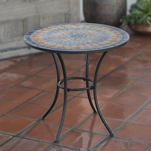 Ocean Mosaic Outdoor Accent Tables In Most Current Top 9 Mosaic Bistro Table – Patio Bistro Tables – Lowerover (View 8 of 15)