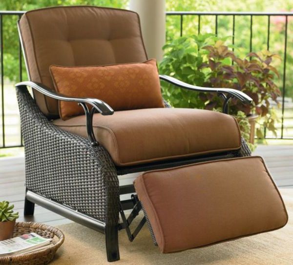 Preferred Dark Wood Outdoor Reclining Chairs Within Comfortable Porch Chairs – Budapestsightseeing (View 14 of 15)