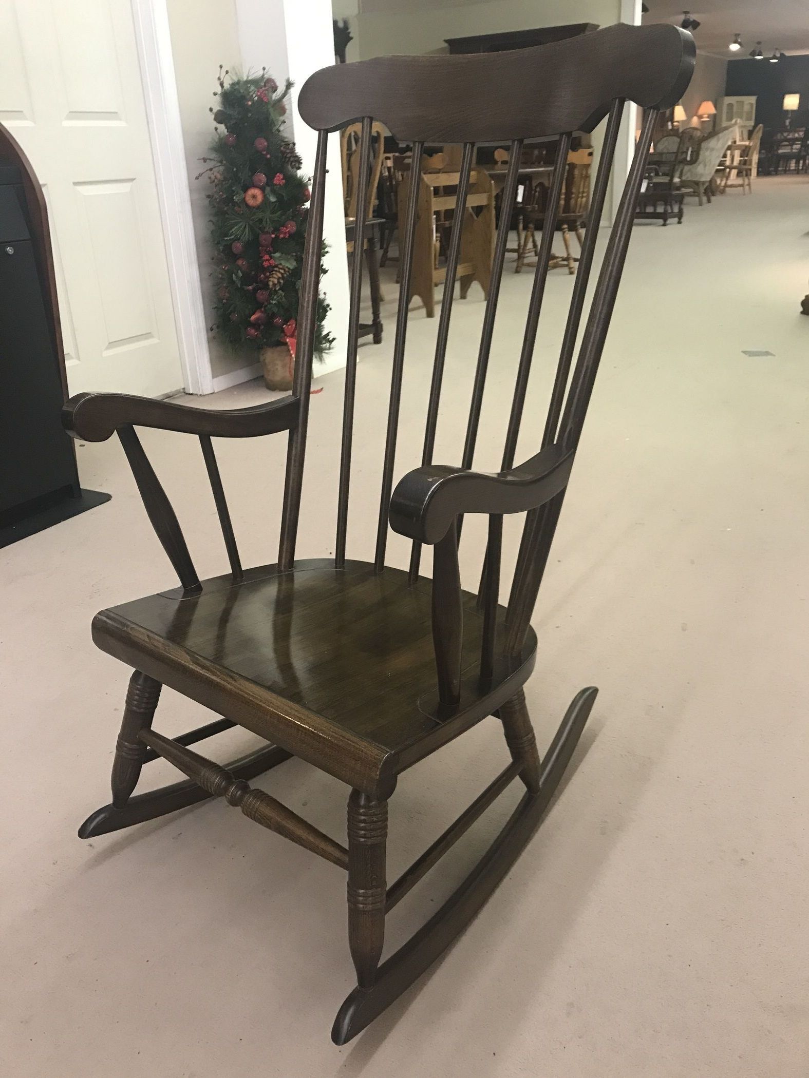 Well Known Dark Wood Rocking Chair (View 2 of 15)