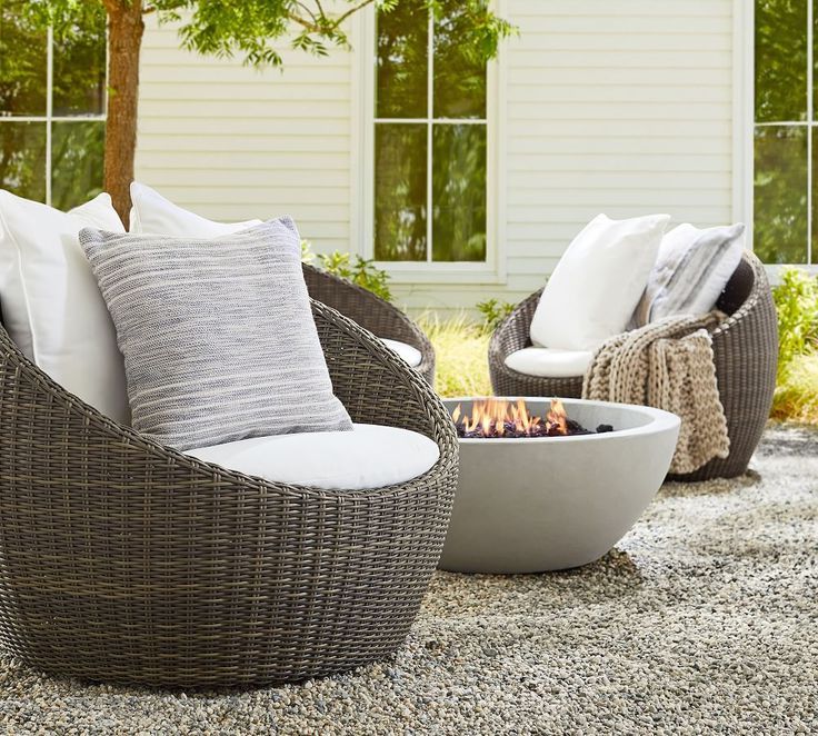 2019 Torrey All Weather Wicker Papasan Swivel Chair, Charcoal Gray In 2021 Throughout Gray All Weather Outdoor Seating Patio Sets (View 11 of 15)