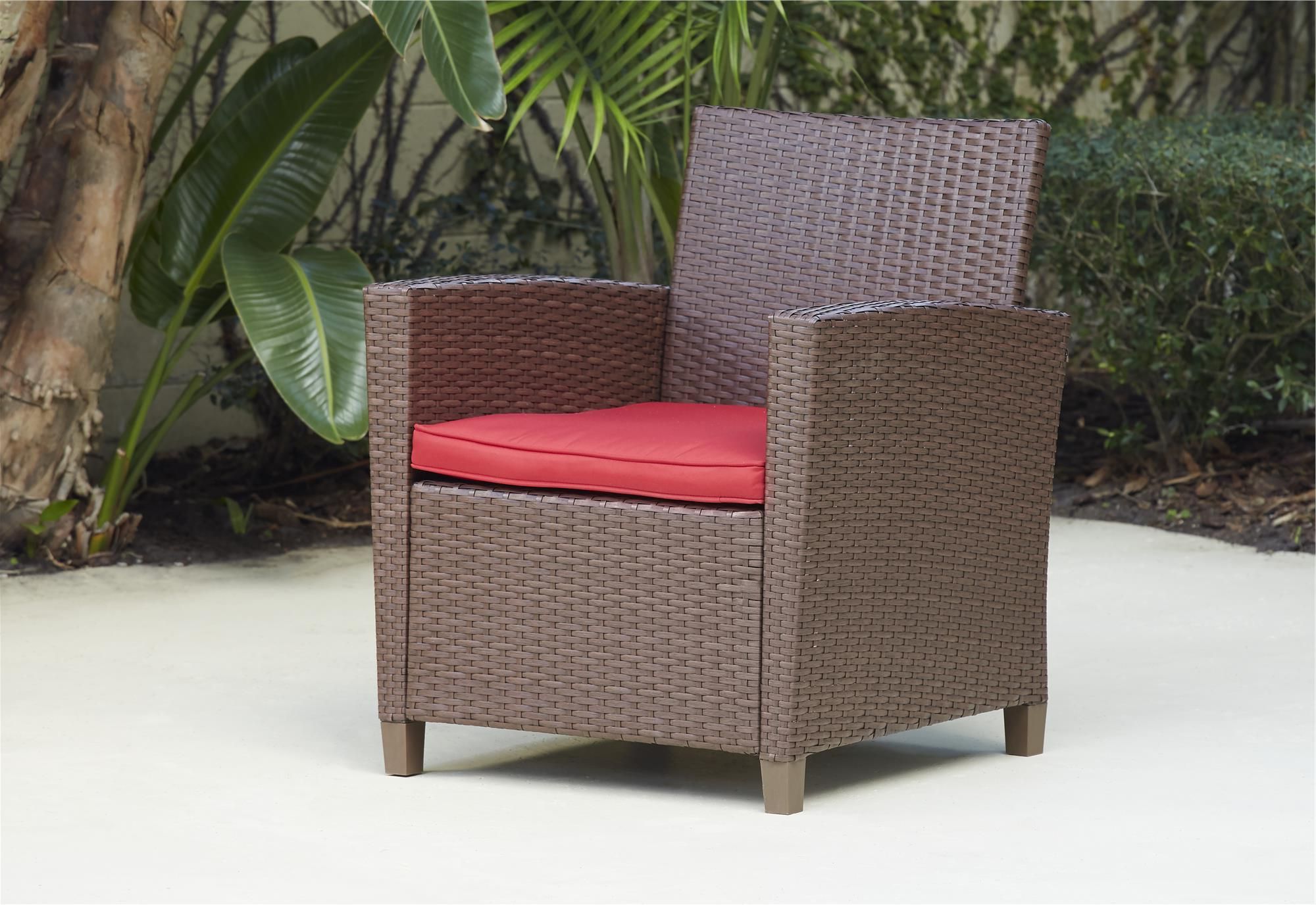 4 Piece Wicker Outdoor Seating Sets Pertaining To Fashionable Cosco Outdoor 4 Piece Malmo Resin Wicker Patio Deep Seating (View 12 of 15)