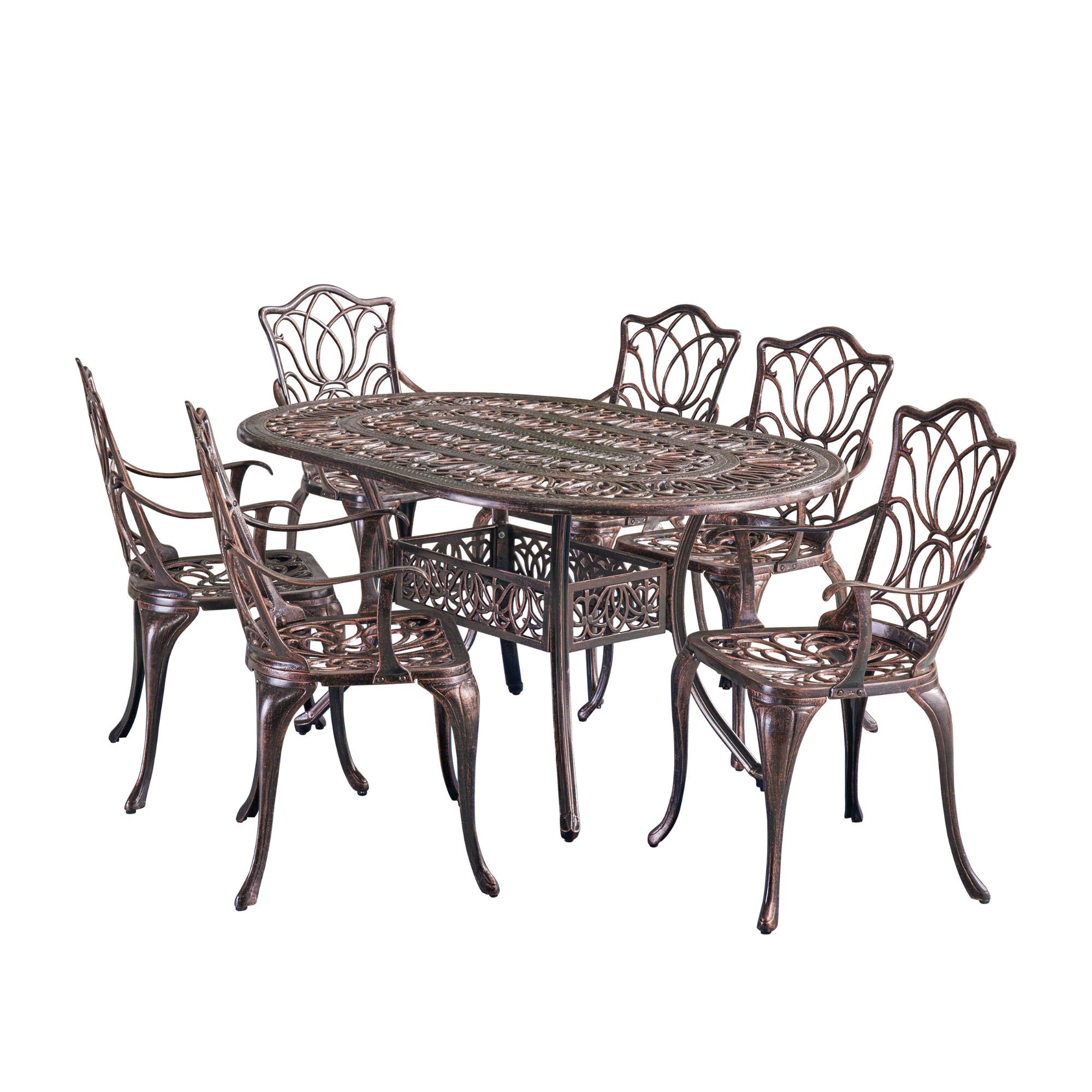 7 Piece Black Contemporary Outdoor Furniture Patio Dining Set 59 Throughout Most Recent Black Outdoor Modern Chairs Sets (View 10 of 15)