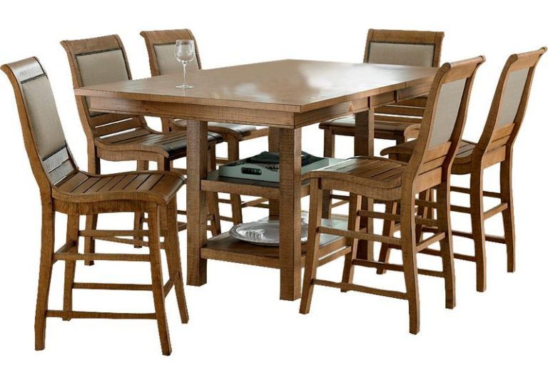 7 Piece Extendable Dining Sets Throughout Most Up To Date Castagnier 7 Piece Extendable Dining Set – Castle Pines Dining Set –  (View 7 of 15)