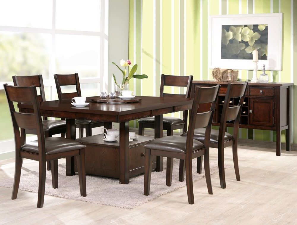 9 Piece Square Dining Sets Intended For 2020 9 Piece Dining Room Sets Square (View 10 of 15)