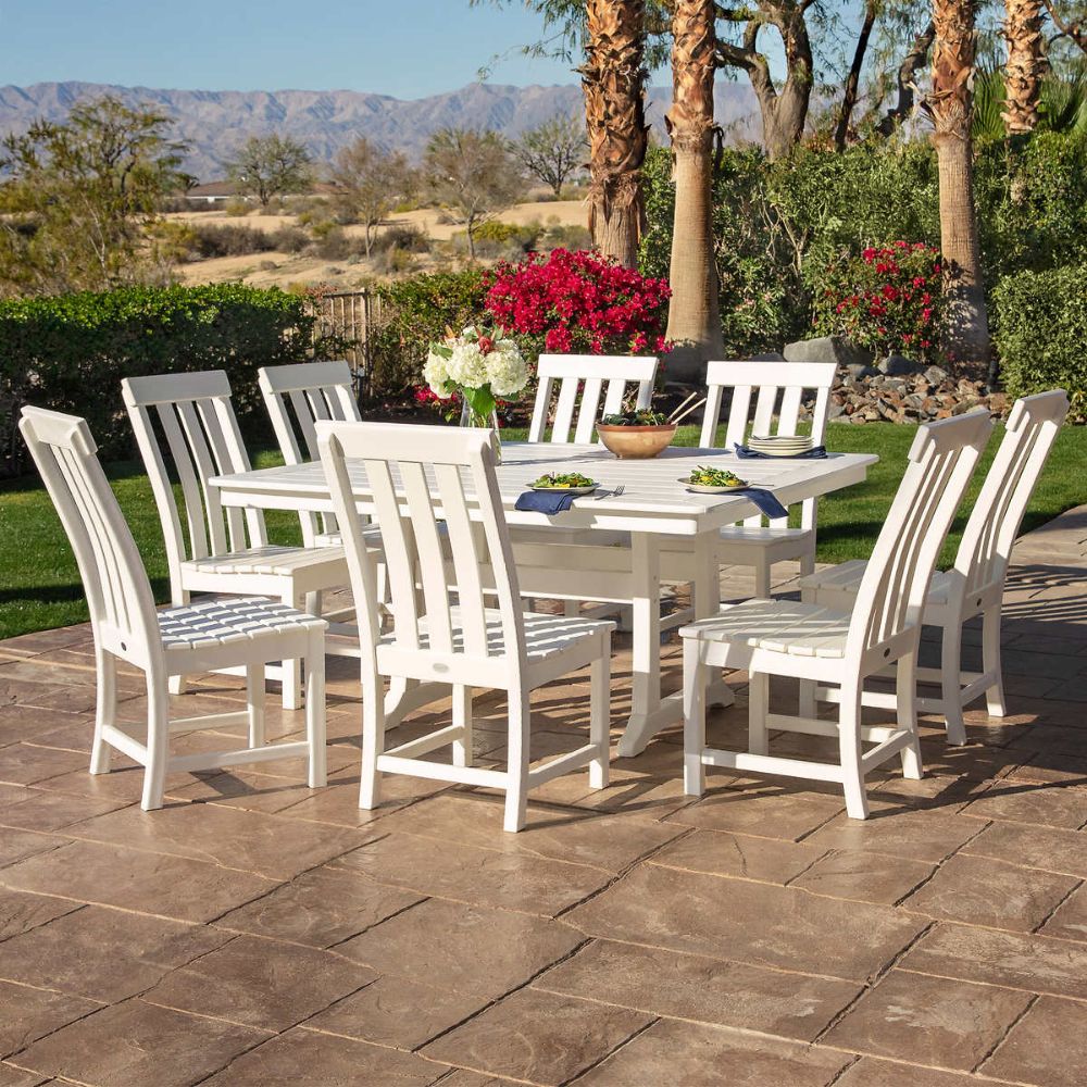Best And Newest Square 9 Piece Outdoor Dining Sets Inside Prescott 9 Piece Dining Set (View 11 of 15)