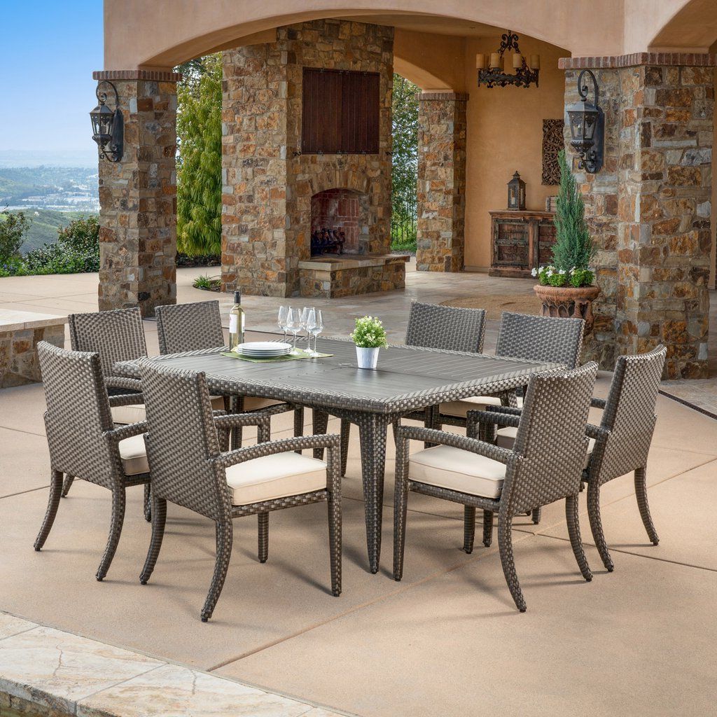 Dining Set, Square With Regard To Best And Newest 7 Piece Large Patio Dining Sets (View 3 of 15)