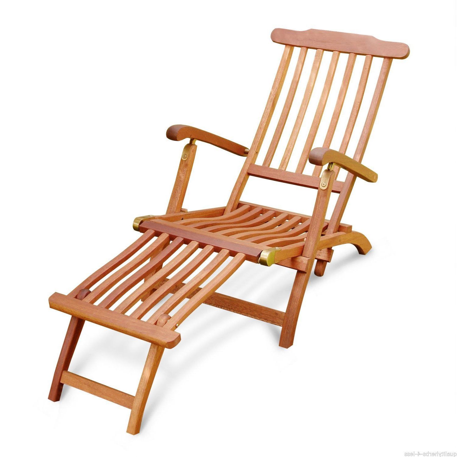 Eucalyptus Stackable Patio Chairs With Widely Used Folding Outdoor Eucalyptus Hardwood Steamer Sun Chaise Lounge Chair (View 10 of 15)