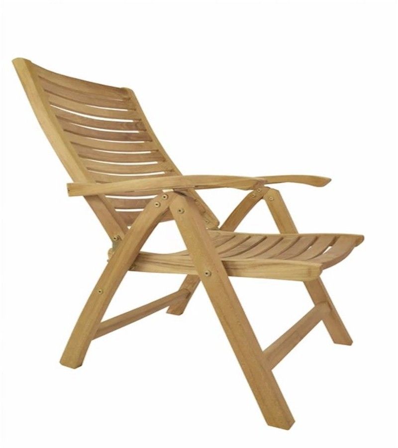 Famous Recliner Teak Folding Armchair Outdoor Furniture – Buy Folding Armchair Throughout Teak Outdoor Folding Armchairs (View 12 of 15)