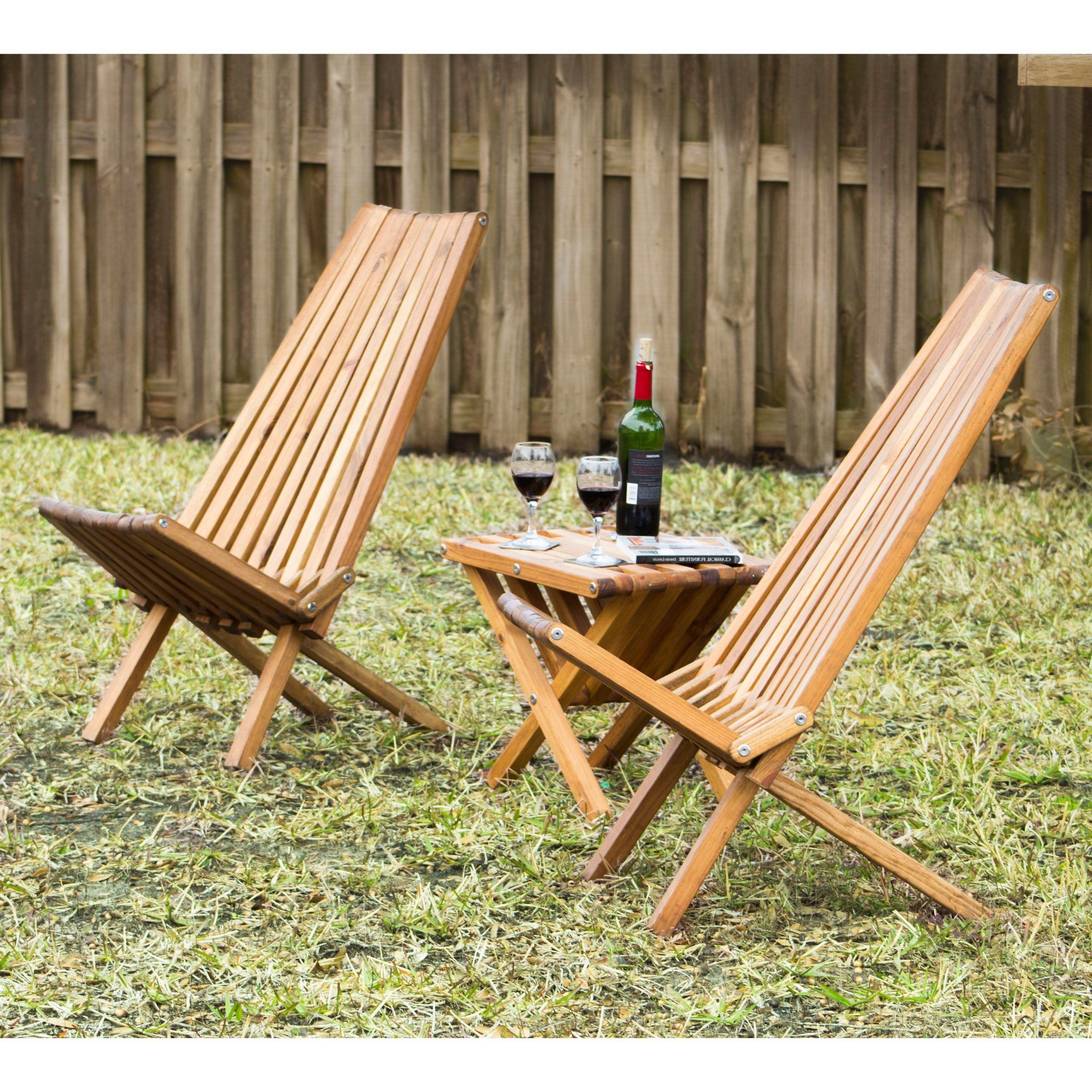 From In Wood Outdoor Armchair Sets (View 8 of 15)