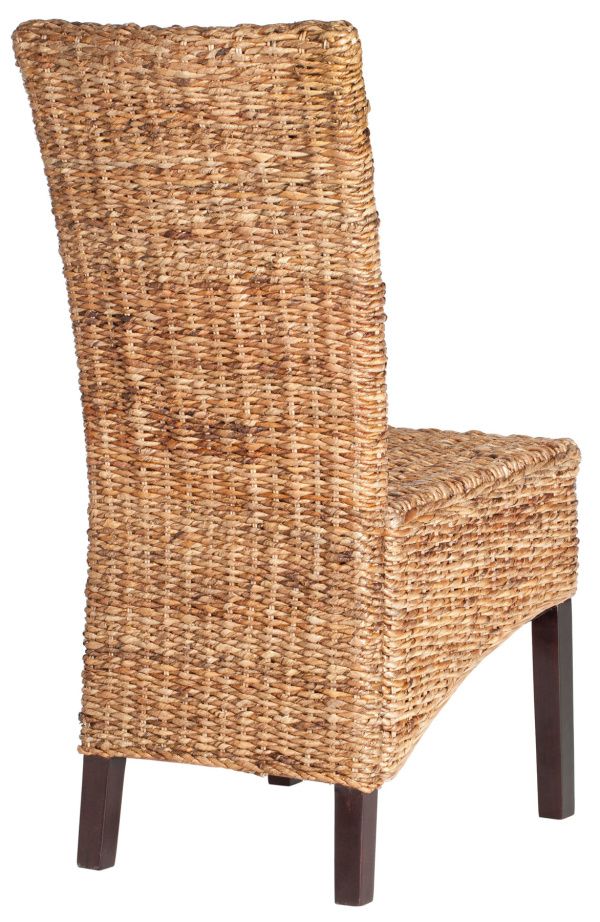 Kiska 18''h Rattan Side Chair Set Of 2 Regarding Well Liked Natural Woven Coastal Modern Outdoor Chairs Sets (View 8 of 15)