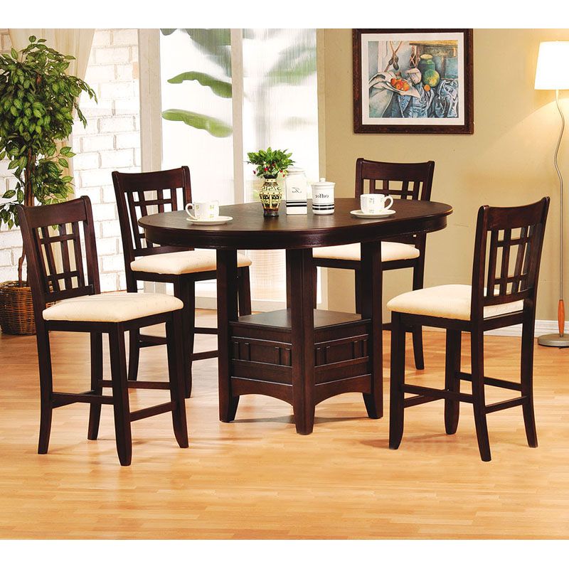 Latest Wood Bistro Table And Chairs Sets With Regard To Round Bar Table And Chairs – Pub Table Round Kitchen Dining Tables You (View 6 of 15)