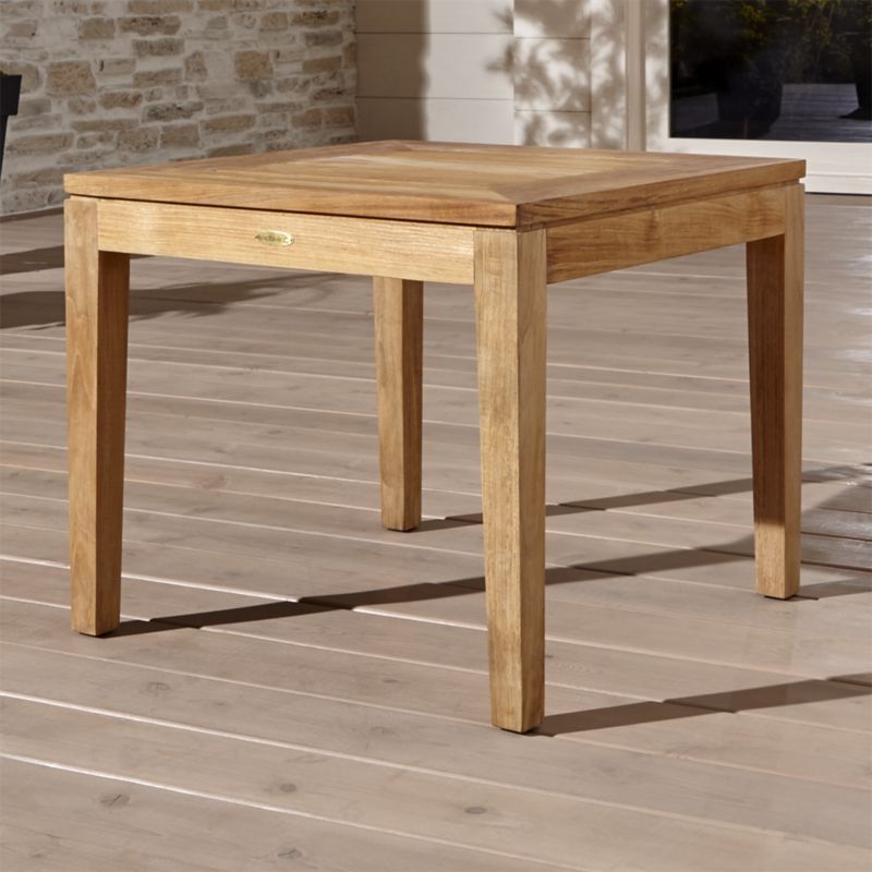 Most Popular Natural Wood Outdoor Side Tables With Shop Regatta Natural Stacking Side Table (View 10 of 15)