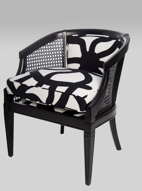 Most Recent Charcoal Black Outdoor Highback Armchairs For Black High Gloss Cane Chair – Armchairs And Accent Chairs – Dallas – (View 13 of 15)