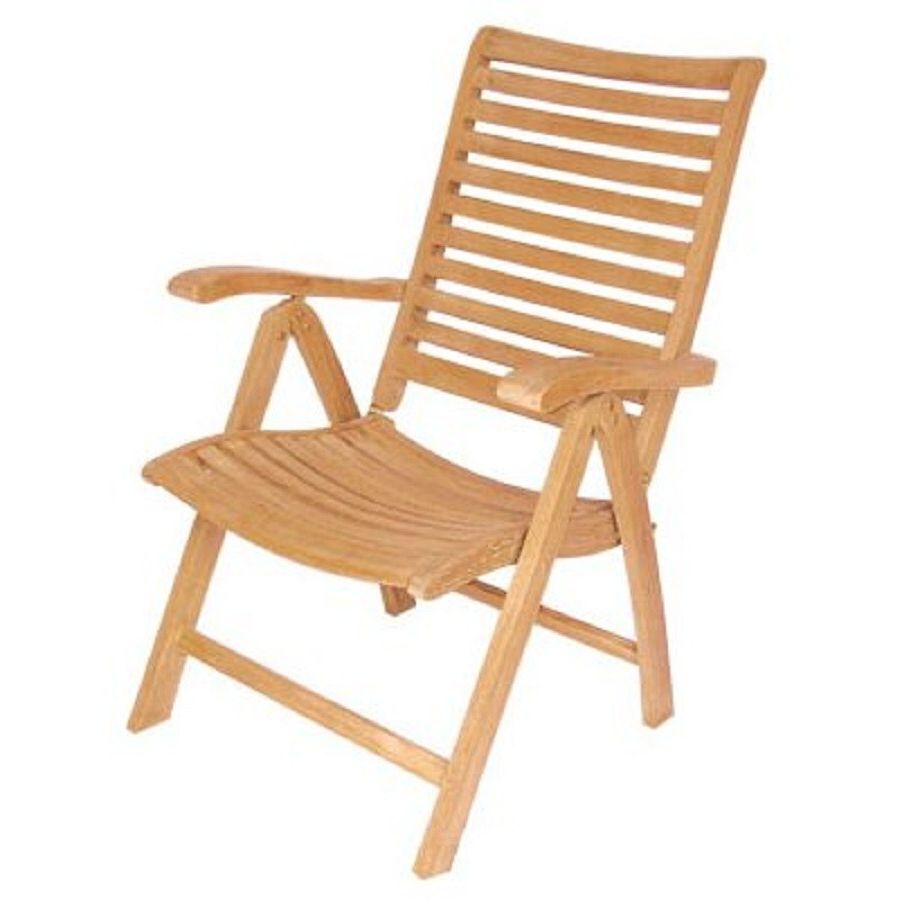 Most Recently Released Natural Outdoor Dining Chairs Inside Hiteak Furniture Natural Blond Teak Folding Patio Dining Chair At Lowes (View 14 of 15)