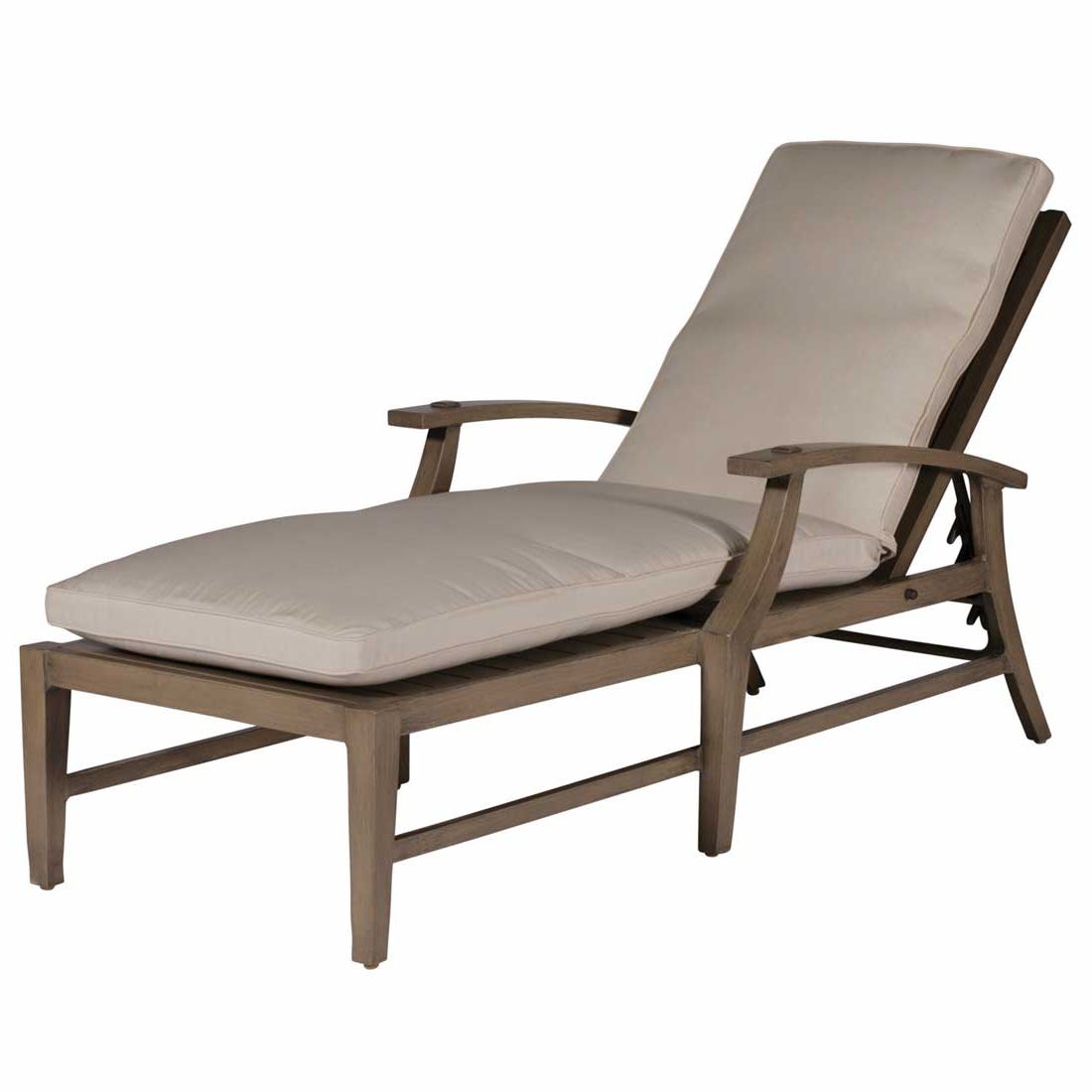 Most Up To Date Croquet Aluminum Chaise Lounge Intended For Steel Arm Outdoor Aluminum Chaise Sets (View 7 of 15)