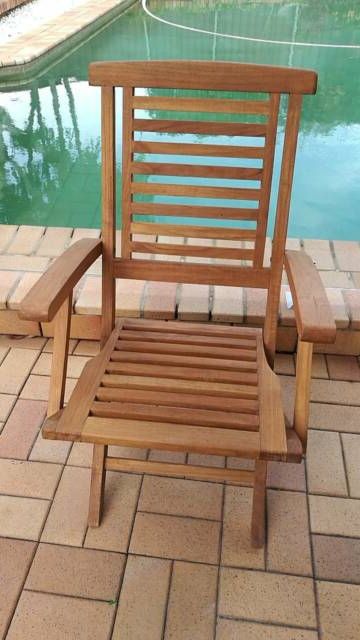 Outdoor Furniture Solid Teak Wood Folding Arm Chair (View 15 of 15)