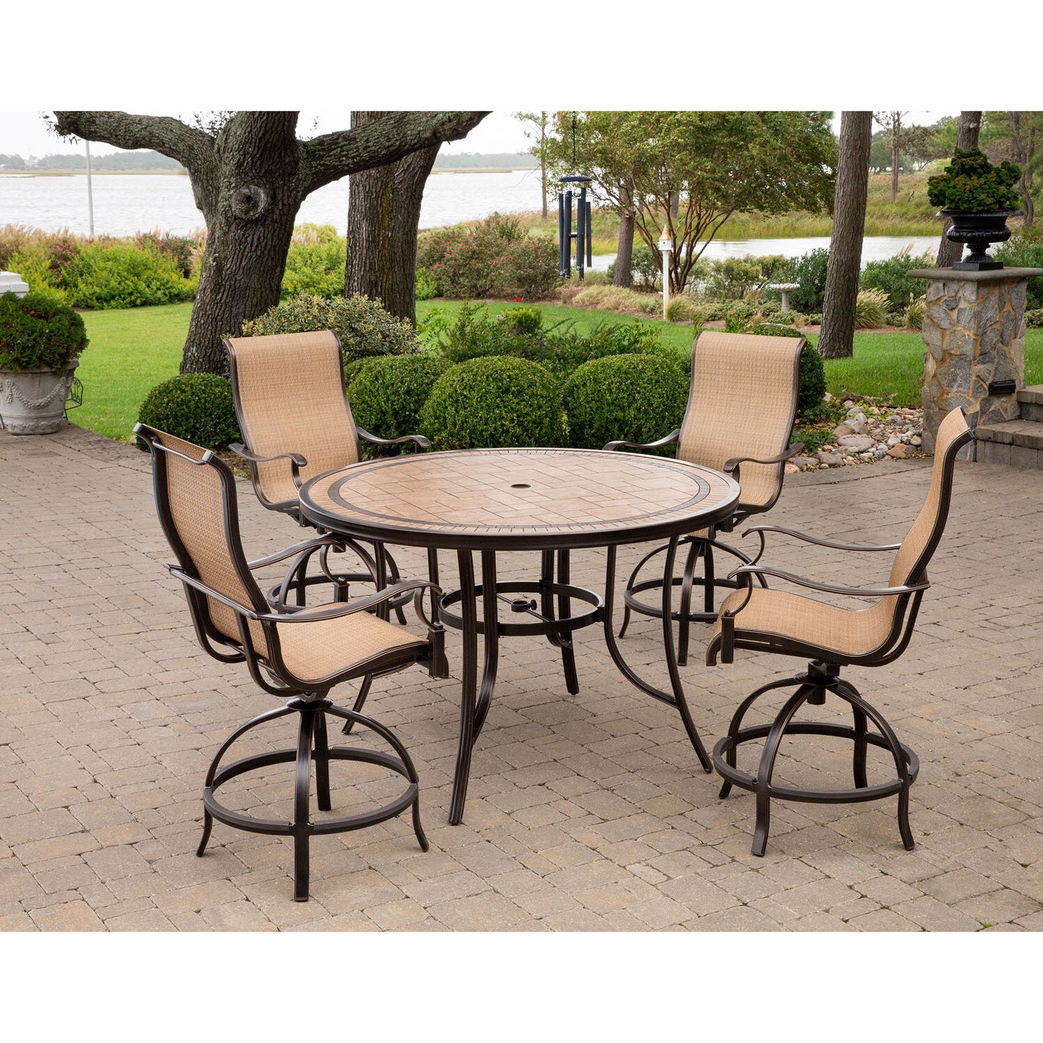 Outdoor High Dining Set (View 10 of 15)