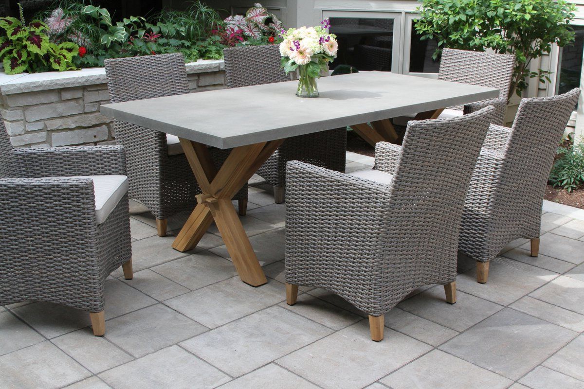 Patio Dining With Regard To Teak And Wicker Dining Sets (View 13 of 15)