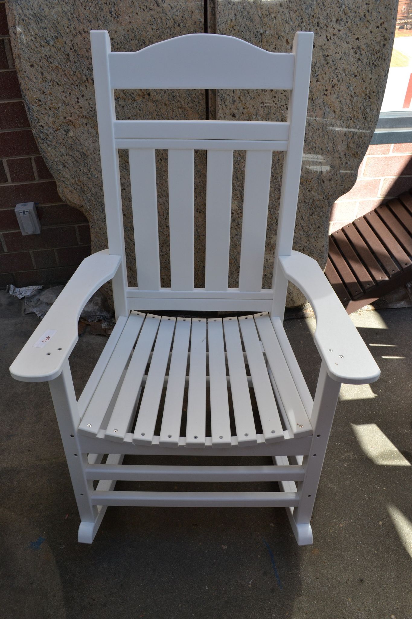 Preferred Charcoal Black Outdoor Highback Armchairs With Regard To High Back Troutman Rocking Chair (View 11 of 15)