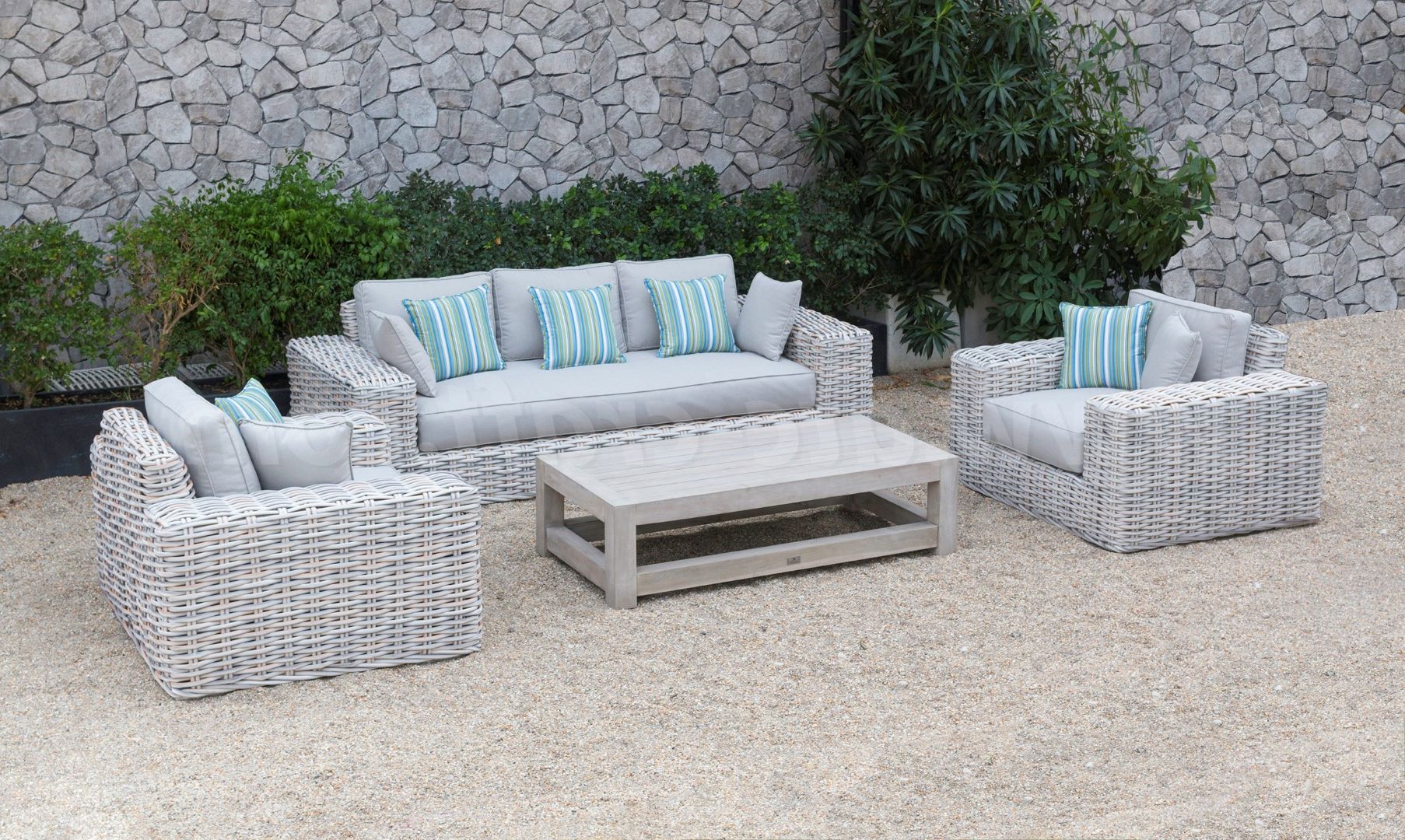 Recent Outdoor Wicker Sectional Sofa Sets Throughout Unique Resin Wicker Sofa Set Rasf 178 – Atc Furniture – Rattan Wicker (View 9 of 15)