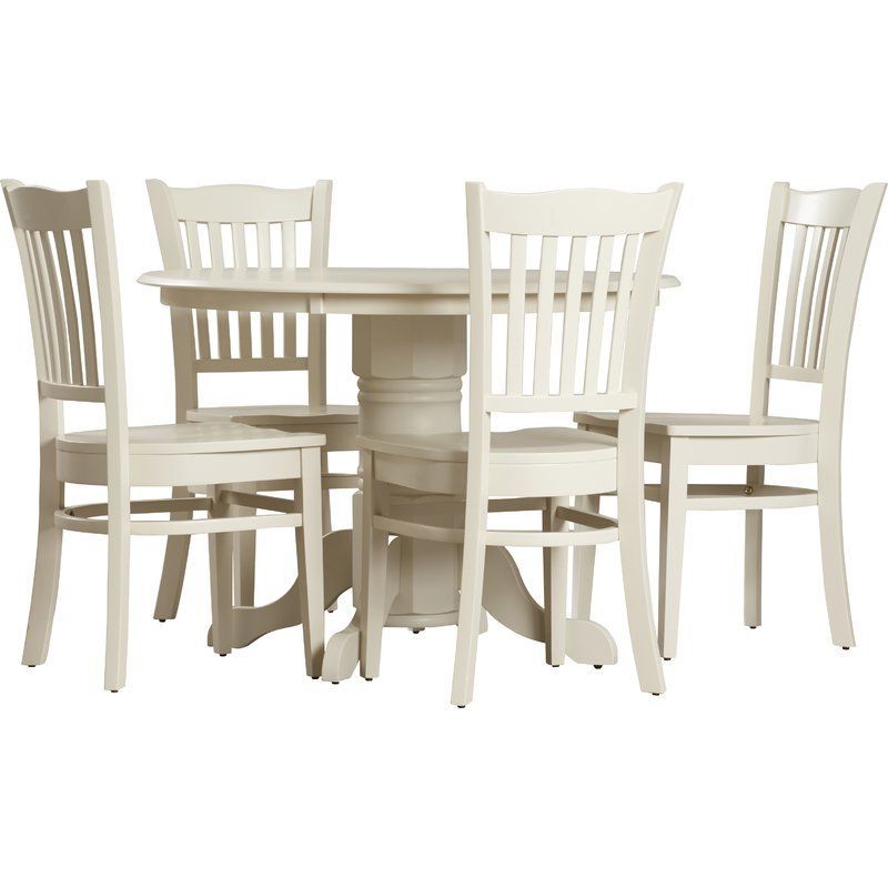 Solid Wood Dining Set, Traditional Inside White Steel Indoor Outdoor Armchair Seta (View 2 of 15)