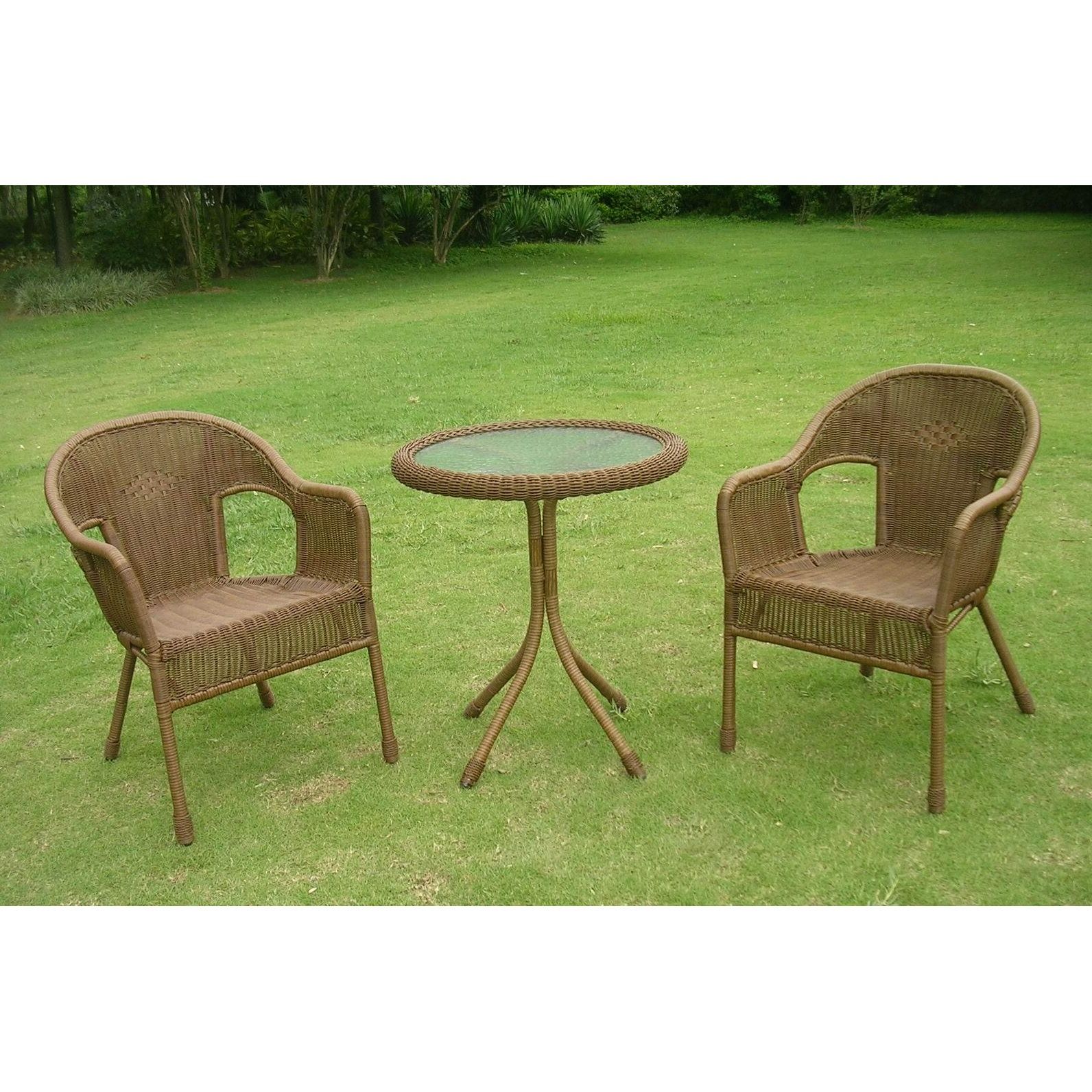 Wayfair For 3 Piece Patio Bistro Sets (View 11 of 15)