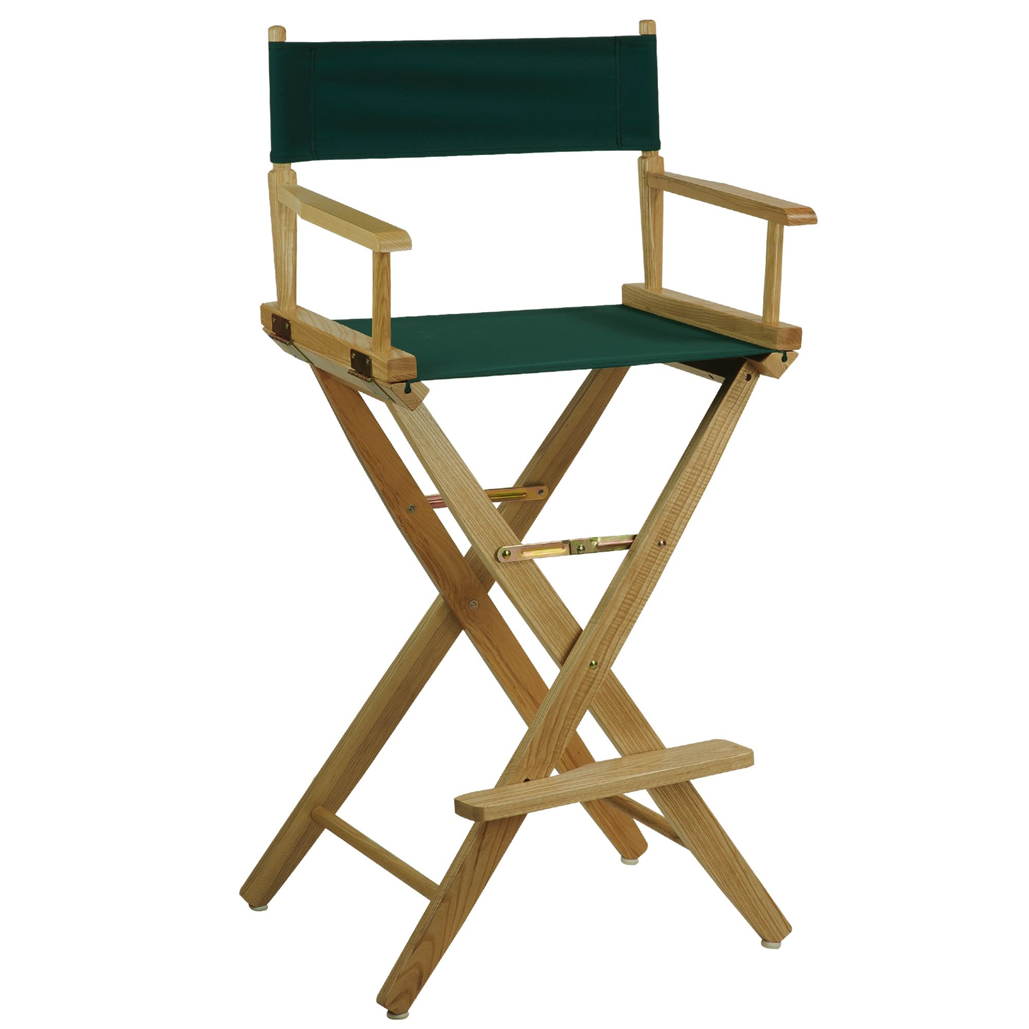 Well Known Monnatural Wood Outdoor Folding Tables With Extra Wide Premium 30" Directors Chair Natural Frame W/hunter Green (View 8 of 15)