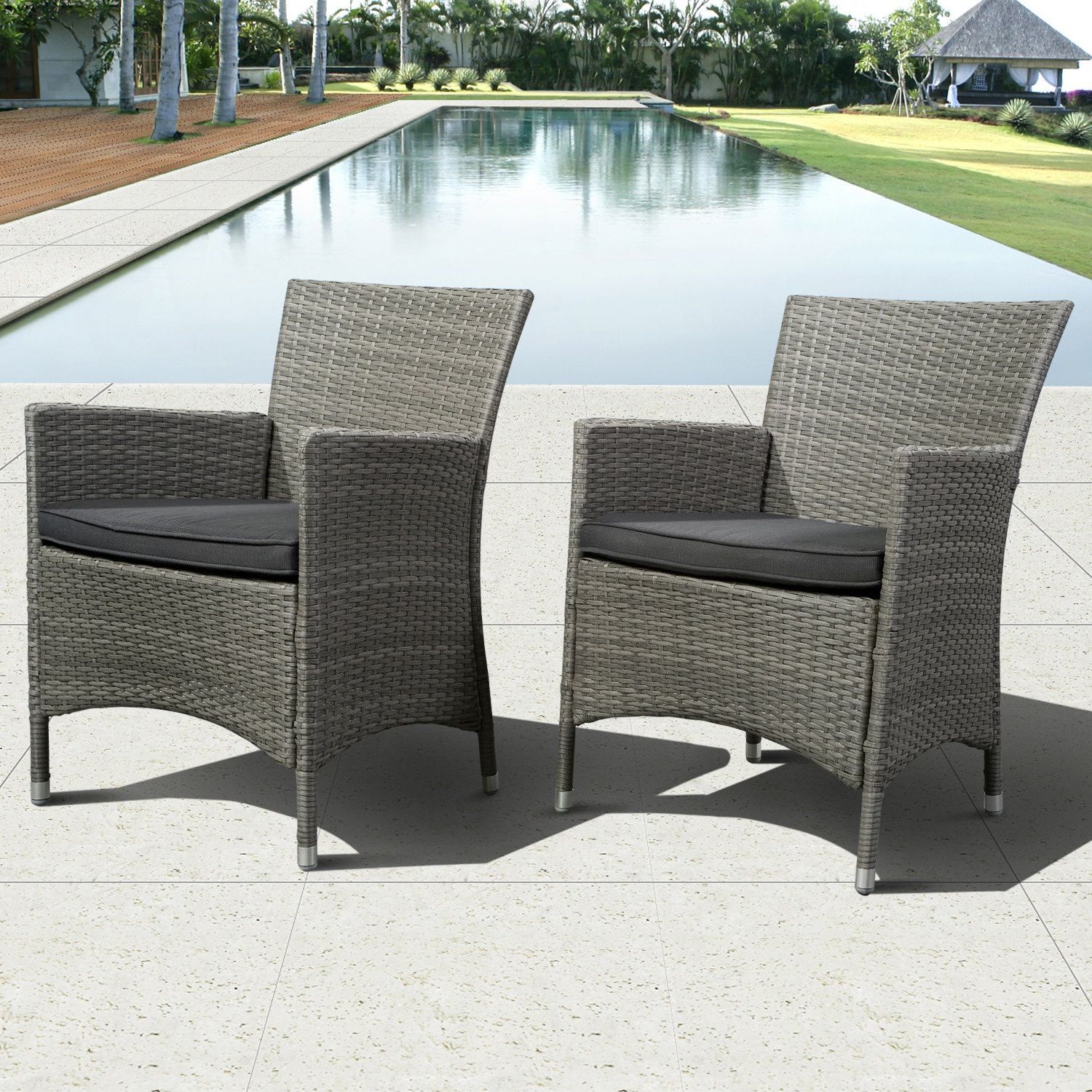 Well Known Wicker Square 9 Piece Patio Dining Sets With Regard To Grand New Liberty Deluxe Square 9 Piece Patio Dining Set Grey With Grey (View 14 of 15)