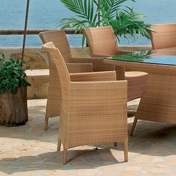 Well Liked Natural Woven Modern Outdoor Chairs Sets For Rausch, Cocoa Beach, Outdoor, Wicker, Patio, Dining, Chair (View 9 of 15)