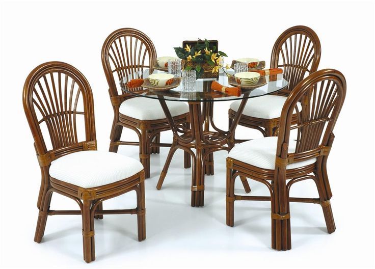 Wicker Dining Set Inside Distressed Wicker Patio Dining Set (View 14 of 15)