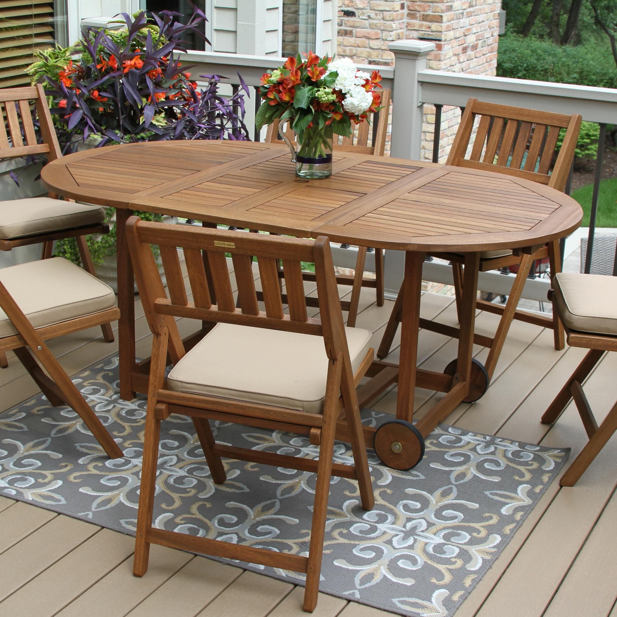 World Market In 2020 With Most Popular 7 Piece Outdoor Oval Dining Sets (View 3 of 15)