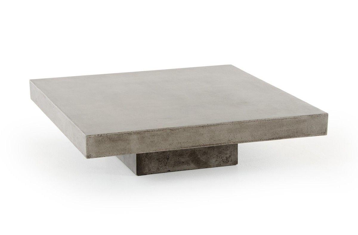 2020 Modrest Morley Modern Concrete Coffee Table – Outdoor With Modern Concrete Outdoor Tables (View 5 of 15)