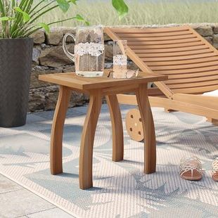 Acacia Wood Outdoor Tables Intended For 2019 Acacia Wood Side Table Outdoor (View 2 of 15)