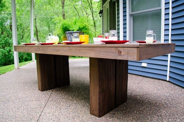 Ana White For Well Known Modern Outdoor Tables (View 4 of 15)