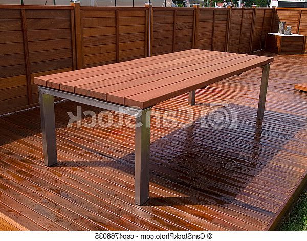 Beautiful Mahogany Hardwood Deck Floor And Table. Beautiful Design Outdoors  Deck Mahogany Hardwood Floor And Table (View 8 of 15)