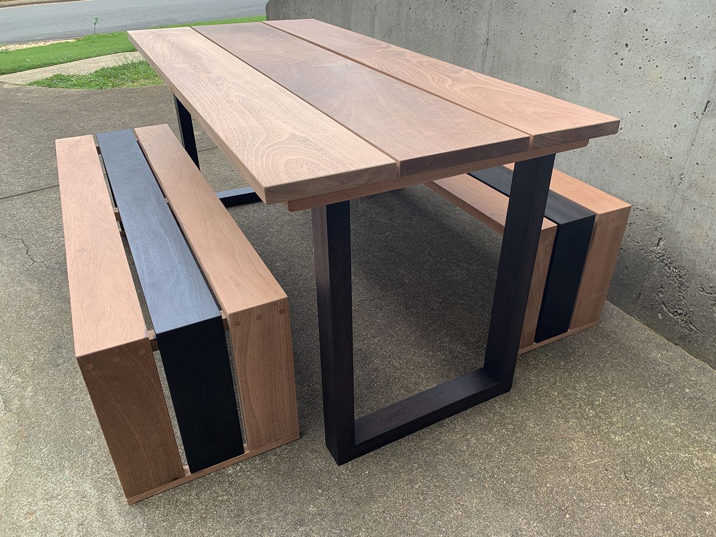 Best And Newest Mahogany Outdoor Tables With Regard To Hand Made Modern Contemporary Teak Or Mahogany Outdoor Dining Table Marco Bogazzi (View 3 of 15)